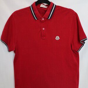 Men's Red polo- Moncler, size M